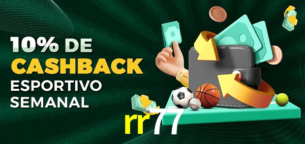 10% de bônus de cashback na rr77